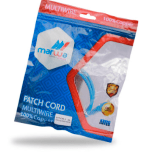 PATCH CORD UTP CAT 6/1 METRO (AZUL Y ROJO)